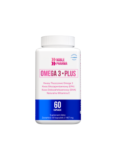 Noblepharma - Omega 3 Plus 60 kapsułek