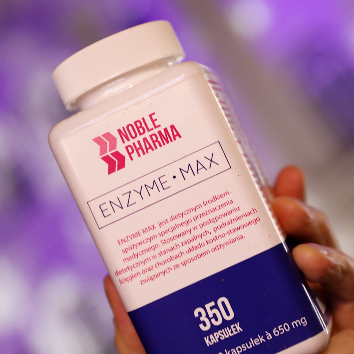 Noblepharma - Enzyme max, 350 kapsułek - obrazek 5