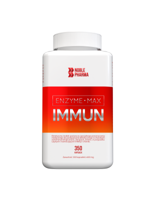 Noblepharma - Enzyme max -  Immun, 350 kapsułek