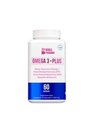 Noblepharma - Omega 3 Plus 60 kapsułek