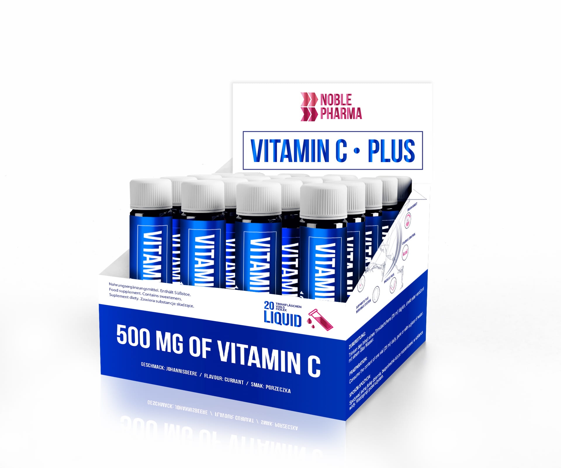 Noblepharma - Vitamin C, 20 ampułek