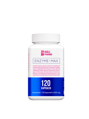 Noblepharma - Enzyme max, 120 kapsułek
