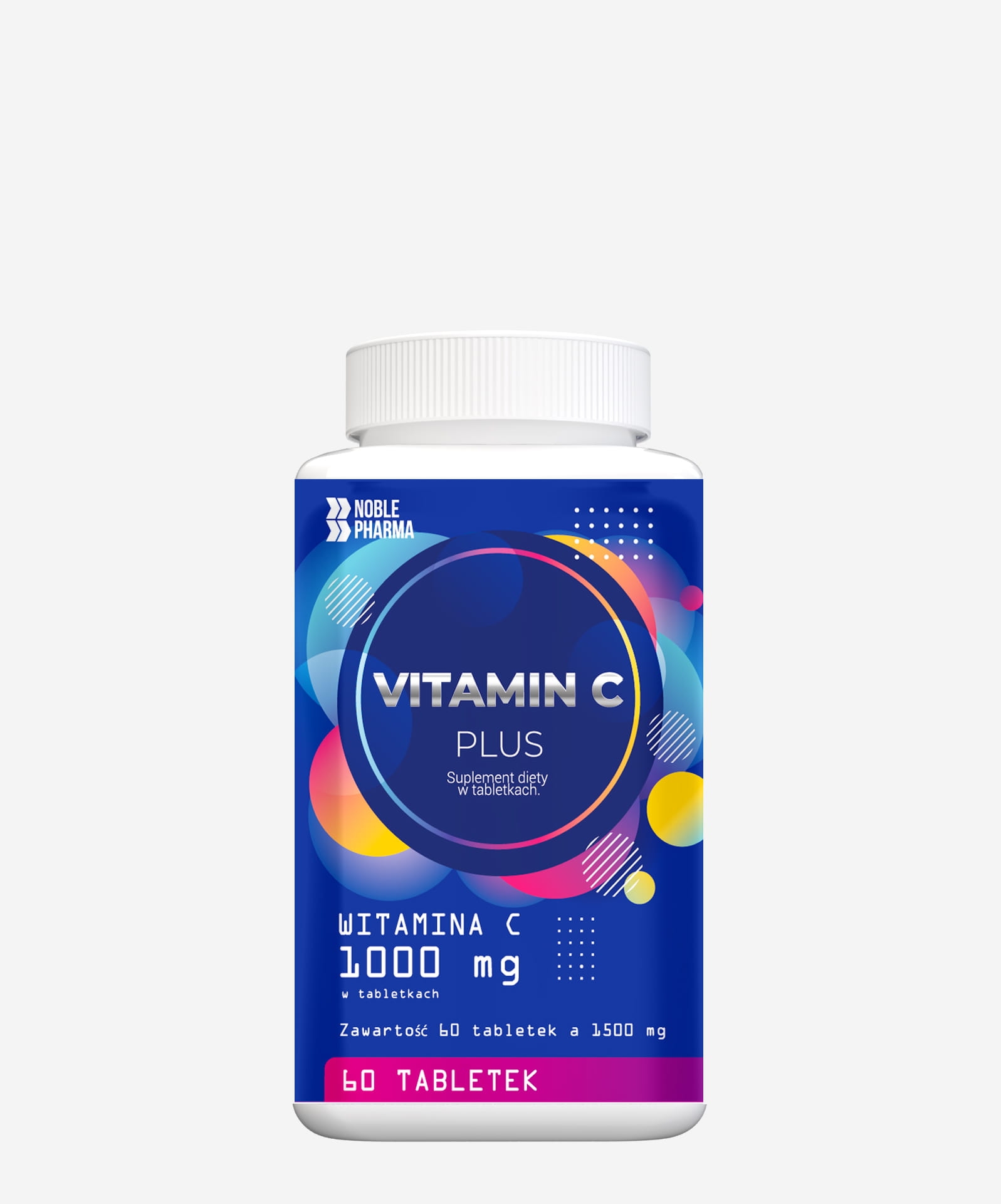 Noblepharma - Vitamin C Plus, 60 tabletek