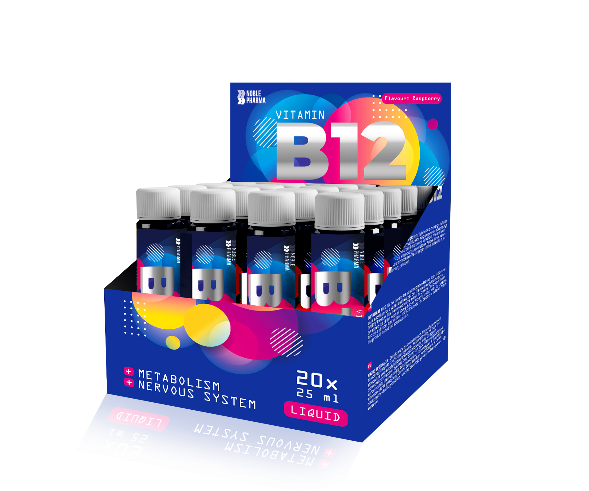 Noblepharma - Witamina B12 - metylokobolamina, 20 ampułek