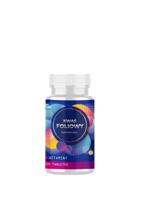 NOBLEPHARMA - KWAS FOLIOWY , 100 TABLETEK