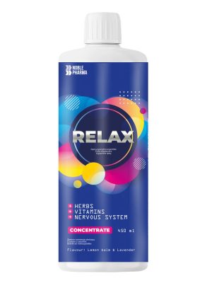 RELAX – koncentrat z melisą, chmielem, witaminą B6 i B12, 450 ml